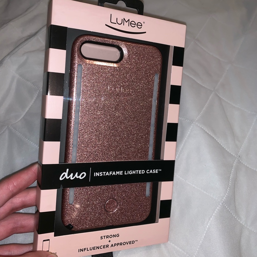 iPhone 6/7/8 PLUS LUMEE ROSE GOLD CASE